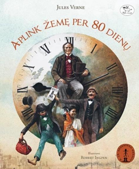 Aplink Žemę per 80 dienų - Žiulis Vernas, knyga