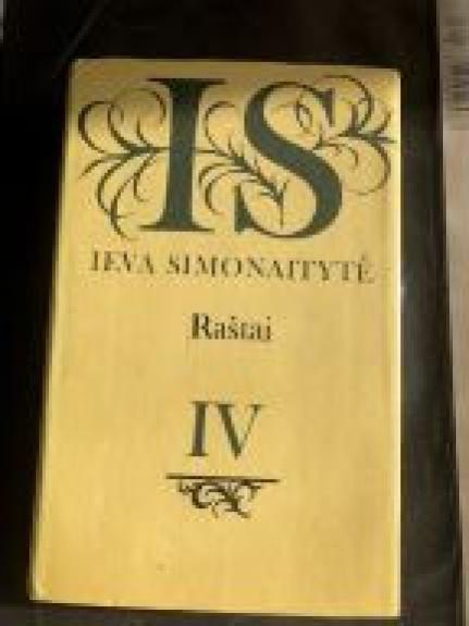 Ieva Simonaitytė Raštai IV tomas