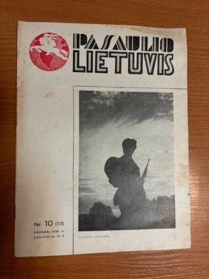 Pasaulio lietuvis 1938 Nr 10