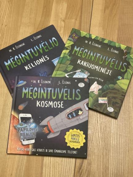 “Mėgintuvėlio kelionės”, “Mėgintuvėlis kosmose”, “Mėgintuvėlis kariuomenėje”