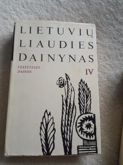 Lietuvių liaudies dainynas (4 tomas): Vestuvinės dainos (2 knyga)