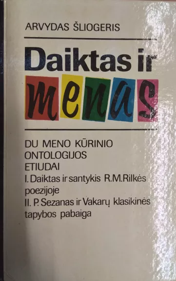 Daiktas ir menas