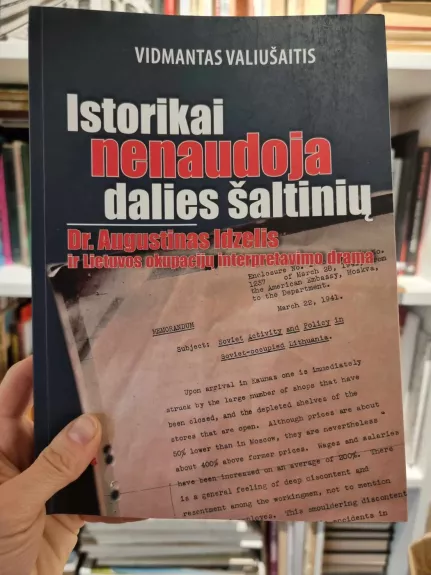 Istorikai nenaudoja dalies šaltinių