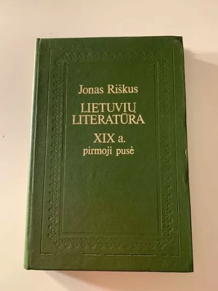 Lietuvių literatūra XIX a. pirmoji pusė