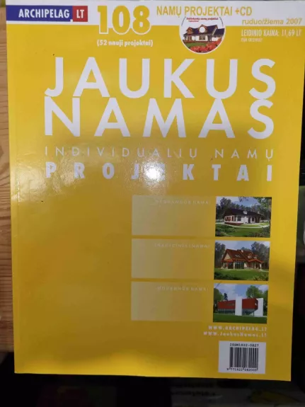 Jaukus namas 108 individualių namų projektai