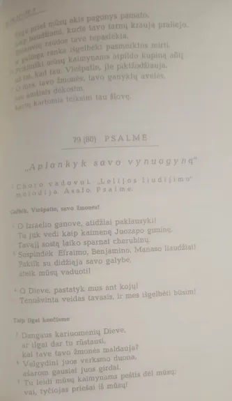 Šventasis raštas, Psalmynas