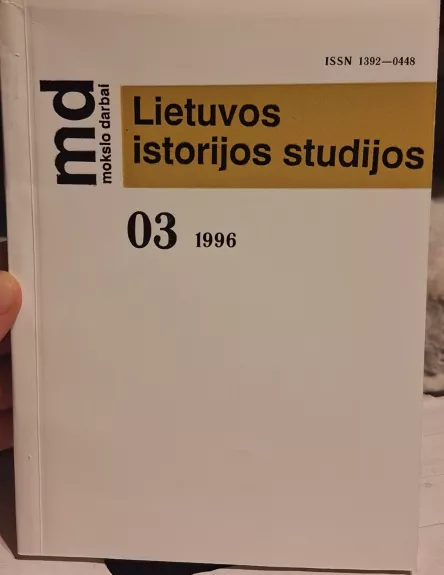 Lietuvos istorijos studijos 03 1996