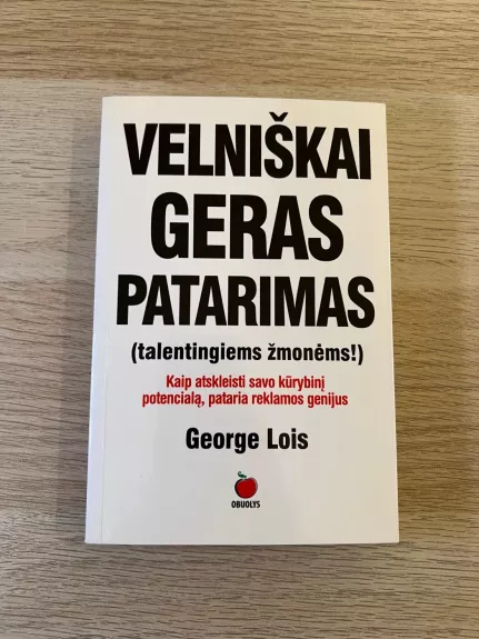 VELNIŠKAI GERAS PATARIMAS