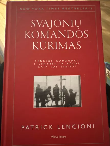 Svajonių komandos kūrimas: penkios komandos silpnybės ir būdai, kaip tai įveikti