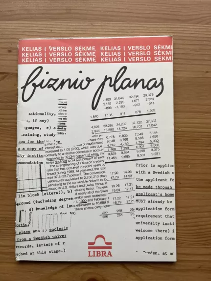 Kelias į verslo sėkmę: biznio planas