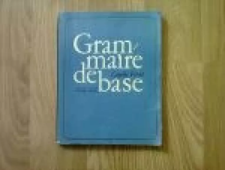 Grammaire de base