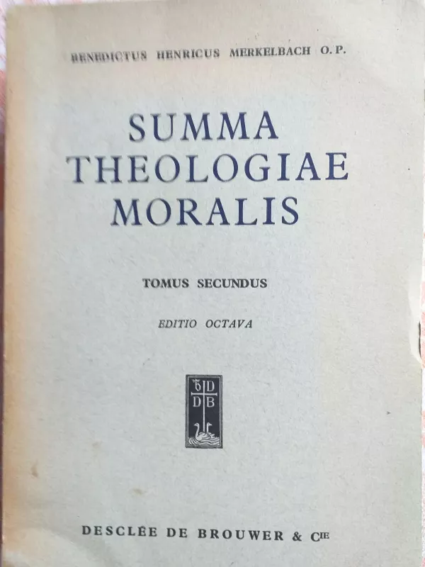 Summa Theologiae Moralis - Autorių Kolektyvas, knyga 2