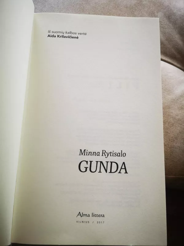 Gunda - Minna Rytisalo, knyga 2