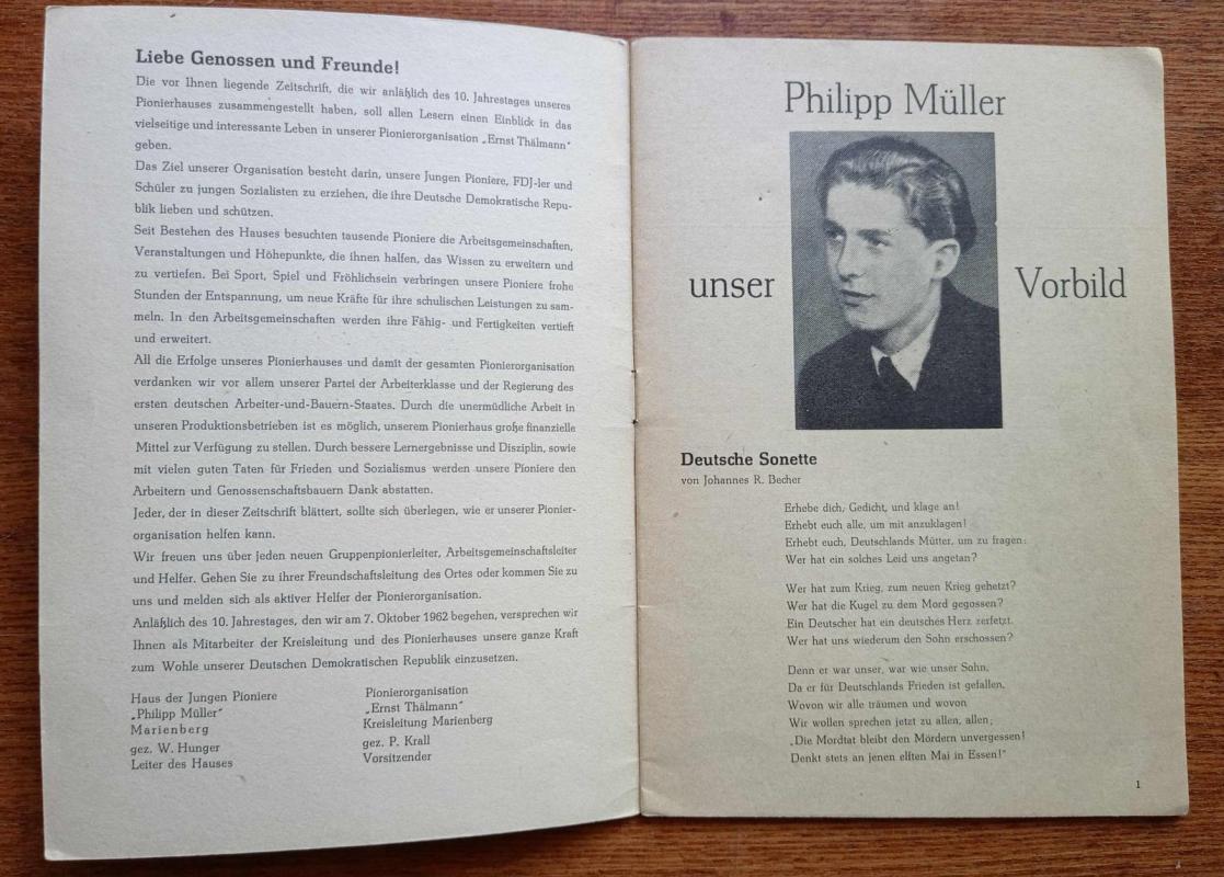 10 Jahre Haus der Jungen Pioniere "Philipp Muller" Marienberg 1952 1962 - Autorių Kolektyvas, knyga 3