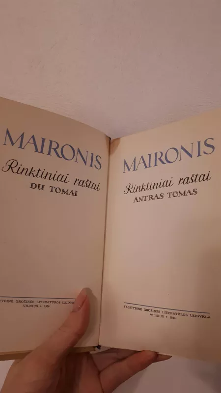 Rinktiniai raštai (II tomas) -  Maironis, knyga 2