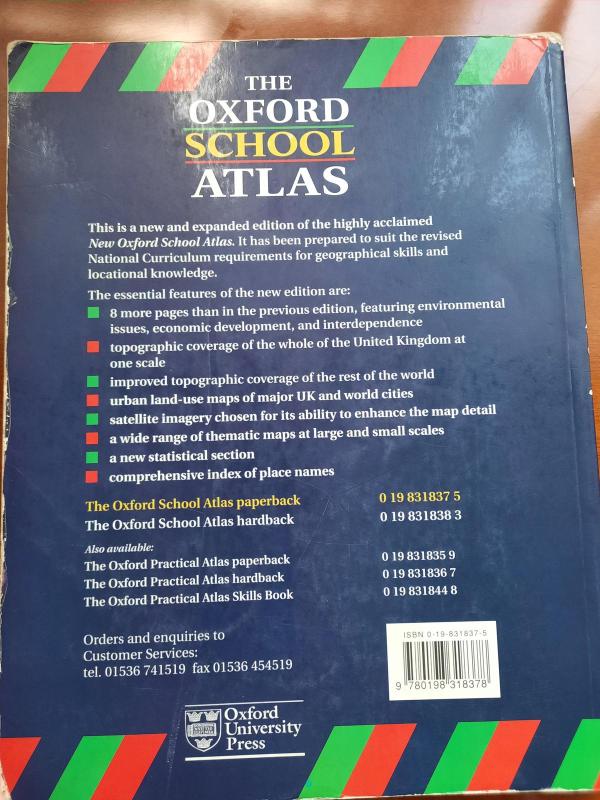 The oxford school atlas - Patrick Wiegand, knyga 3