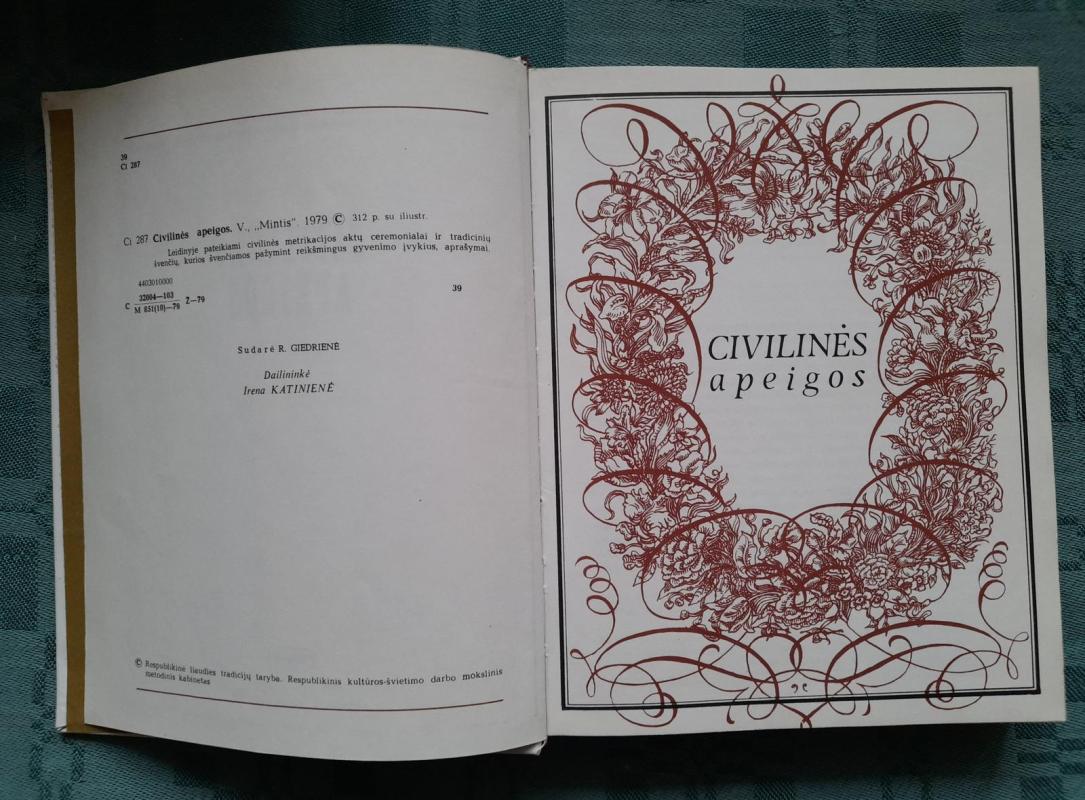 Civilinės apeigos - R. Giedrienė, knyga 3