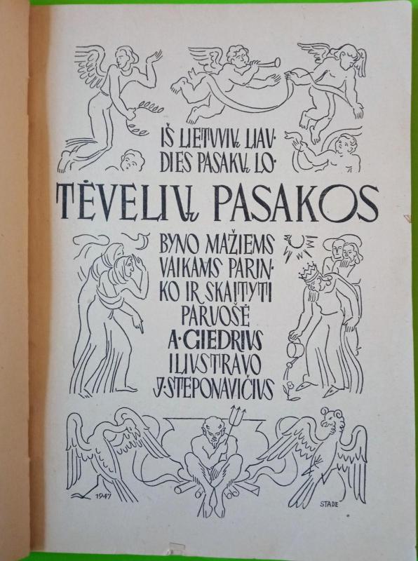 Tėvelių pasakos - A. Giedrius, knyga 4