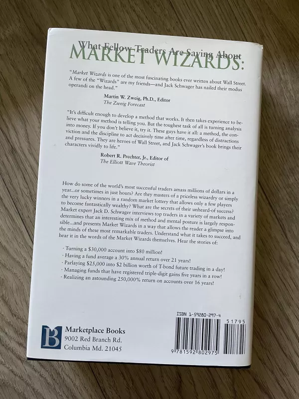 Market Wizards - Jack D. Schwager, knyga 3