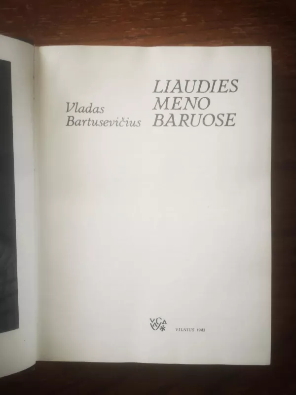 Liaudies meno baruose. - Vladas Baltuškevičius, knyga 3