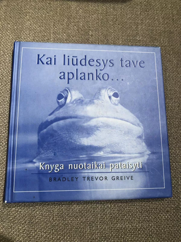 Kai liūdesys tave aplanko - Bradley Trevor Greive, knyga 3