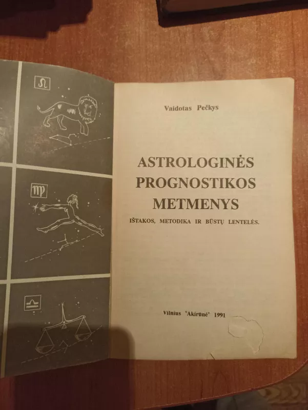 Astrologinės prognostikos metmenys - Vaidotas Pečkys, knyga 3