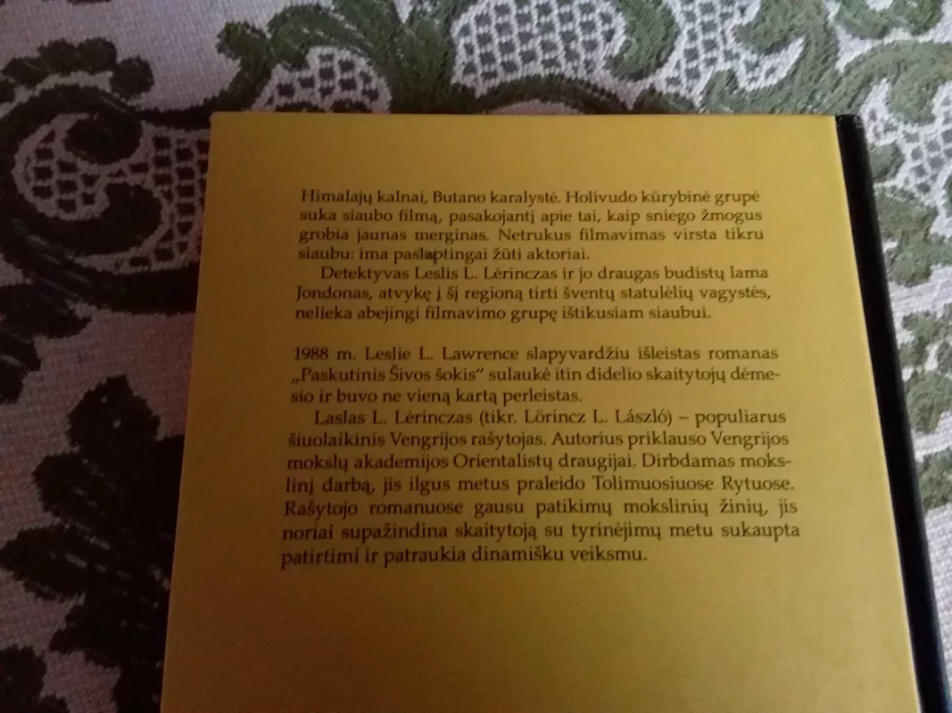 Paskutinis Šivos šokis - Leslie Lawrence, knyga 4