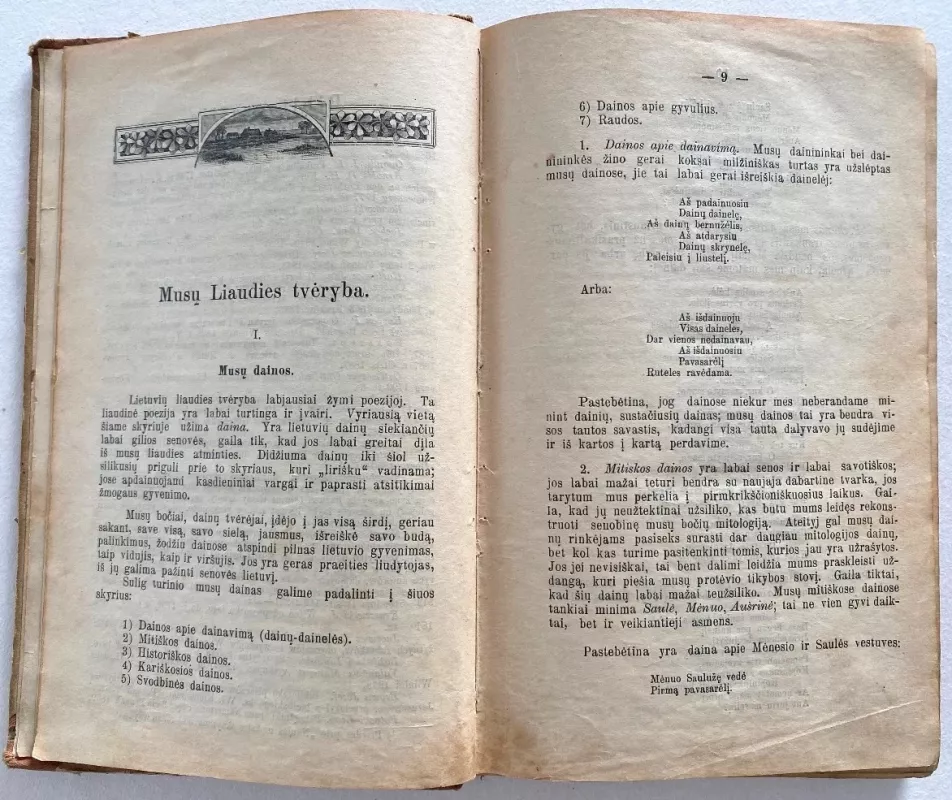 Lietuvių Literatūros Apžvalga 1913- 1916m 1-mas leidimas - Juozas Gabrys-Paršaitis, knyga 3