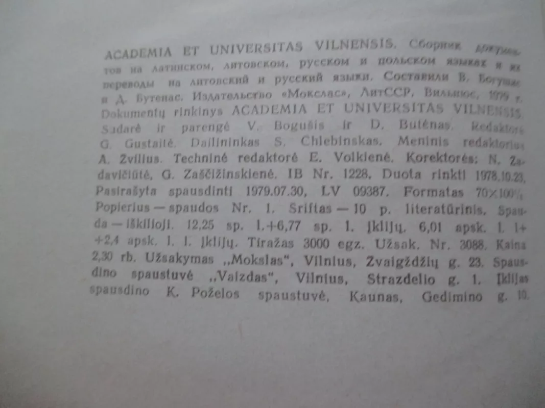 Academia et universitas Vilnensis - Autorių Kolektyvas, knyga 5