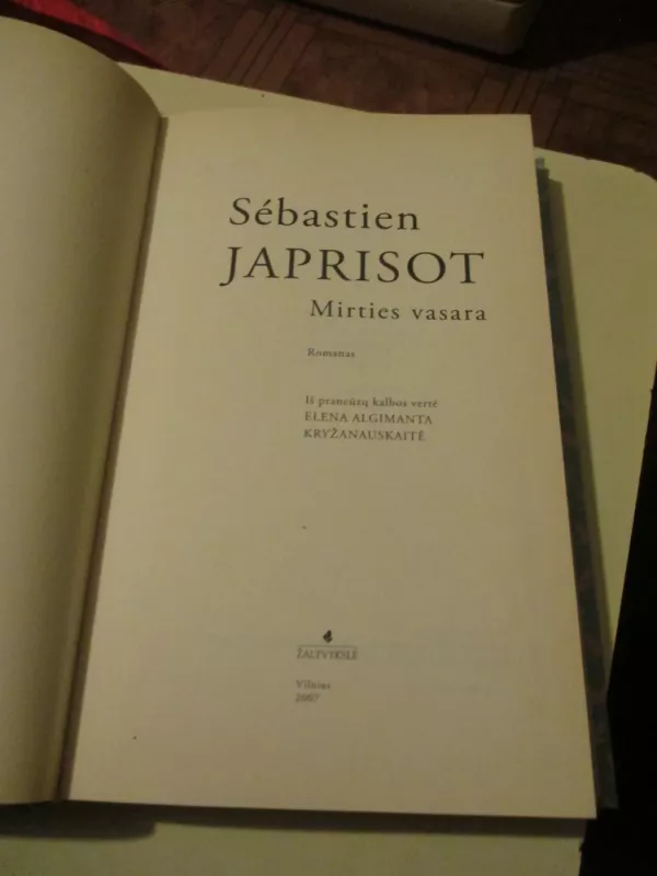 Mirties vasara - Sebastien Japrisot, knyga 3