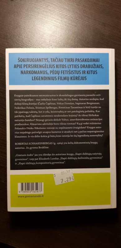 Slapti didžiųjų režisierių gyvenimai - Robert Schnakenberg, knyga 3