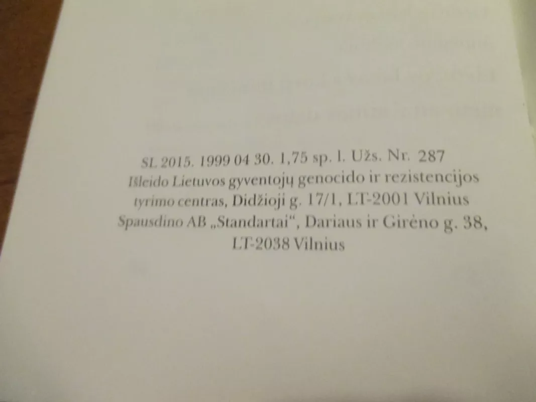 Lietuvos laisvės kovos sąjūdis 1949-1999 - Autorių Kolektyvas, knyga 6