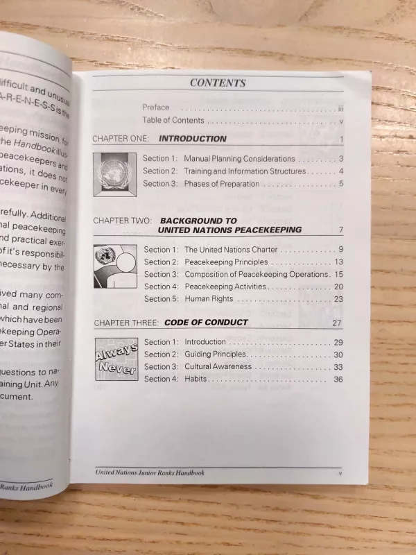 United Nations peacekeeping handbook for junior ranks - Autorių Kolektyvas, knyga 4