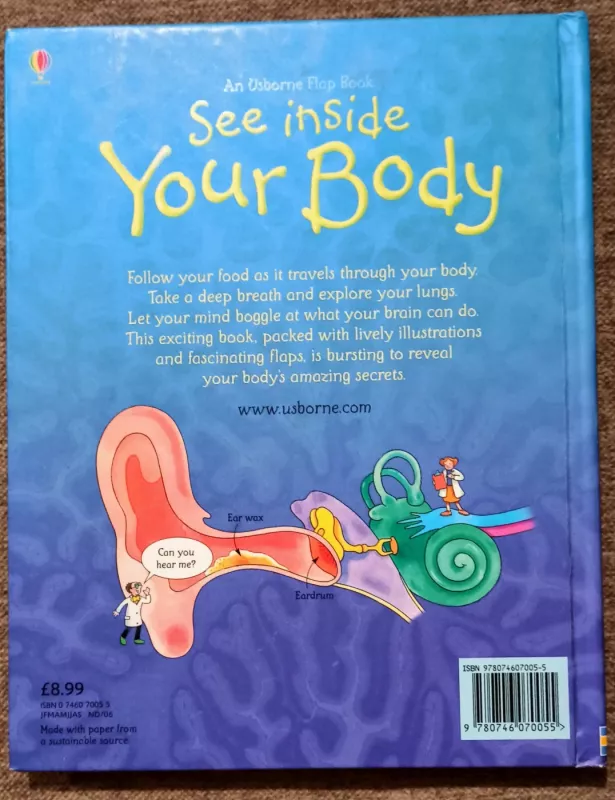 See inside your body - Katie Daynes, Colin King, knyga 3