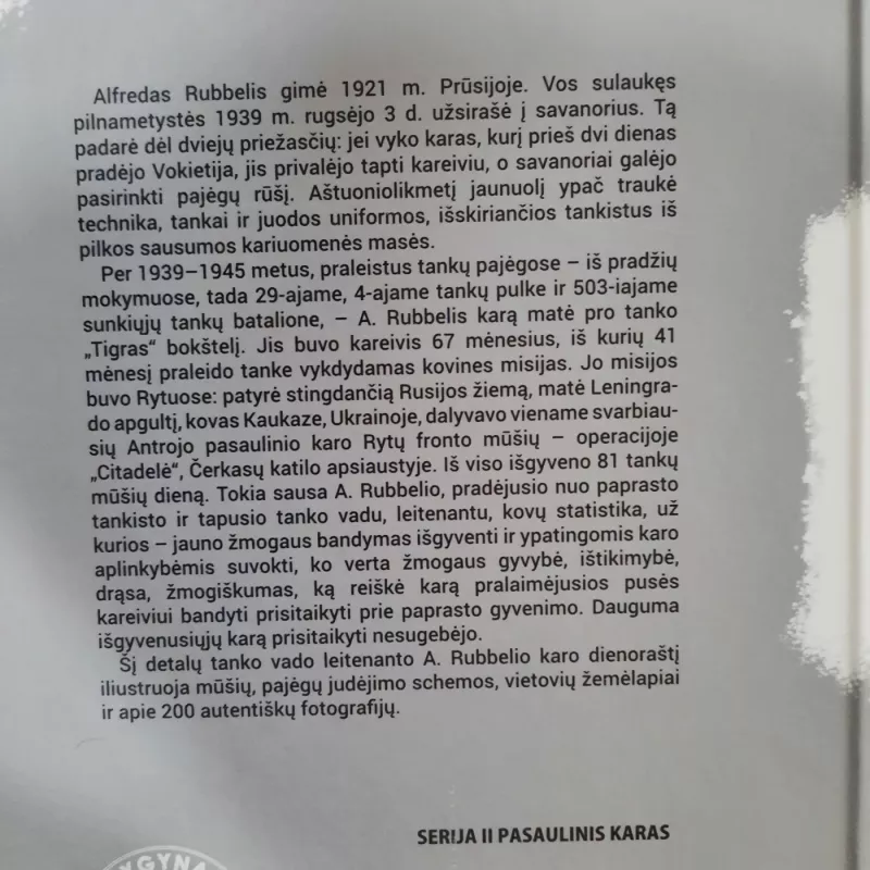 Tigrai sniege. Karo dienoraštis - Alfred Rubbel, knyga 3