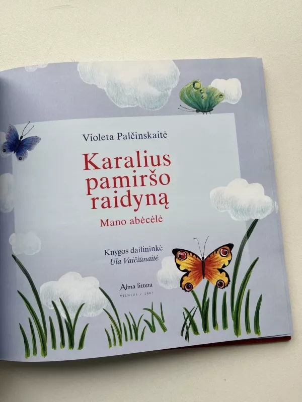 Karalius pamiršo raidyną - Violeta Palčinskaitė, knyga 4