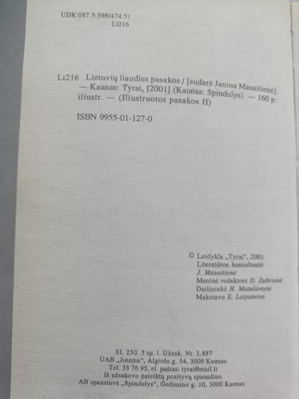 Iliustruotos pasakos. Lietuvių liaudies pasakos - Autorių Kolektyvas, knyga 4