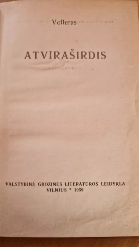 Atviraširdis - Autorių Kolektyvas, knyga 4