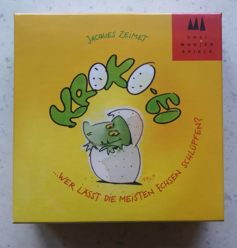 Stalo žaidimas Drei Magier Spiele Krokodiliukai Brettspiel Kroko-Ei Board game Croco-egg, Bébé-croco - , stalo žaidimas 2