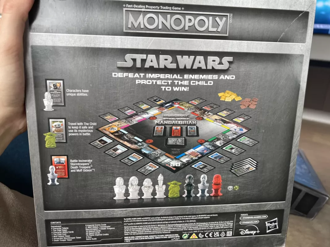 Starwars mandalorian 2024 monopoly