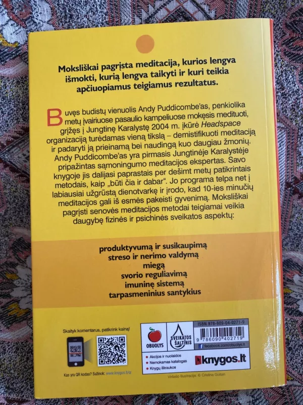 10-ies minučių meditacija - Andy Puddicombe, knyga 3