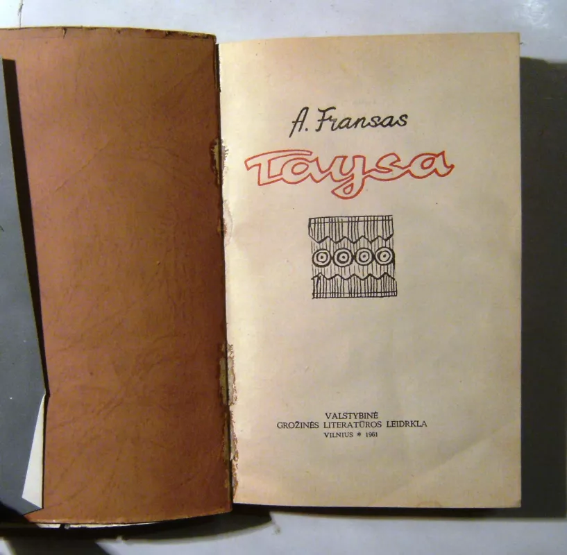 Taysa - Anatolis Fransas, knyga 5