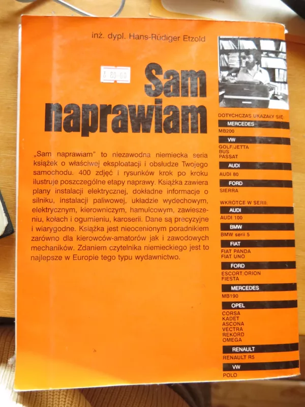 SAM NAPRAWIAM BMW serii 3 - Hans Rudiger Etzold, knyga 2