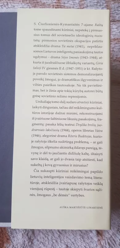 Raštai 7 tomas - Sofija Čiurlionienė-Kymantaitė, knyga 4