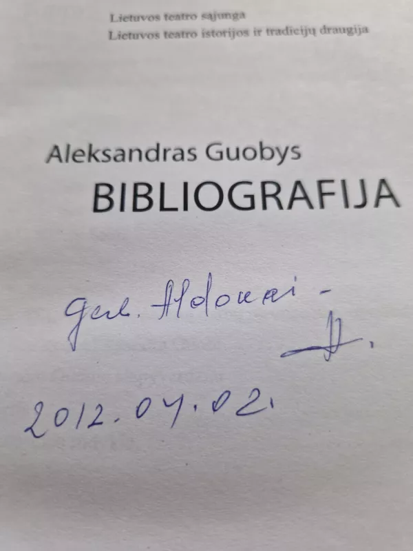 Aleksandras Guobys Bibliografija - Daug autorių, knyga 3