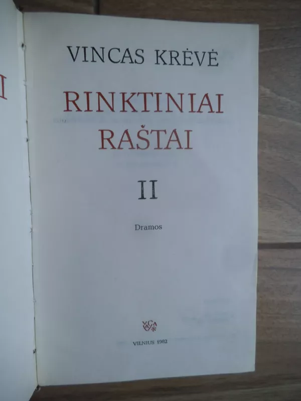 Rinktiniai raštai, 2 dalis - Vincas Krėvė, knyga 4