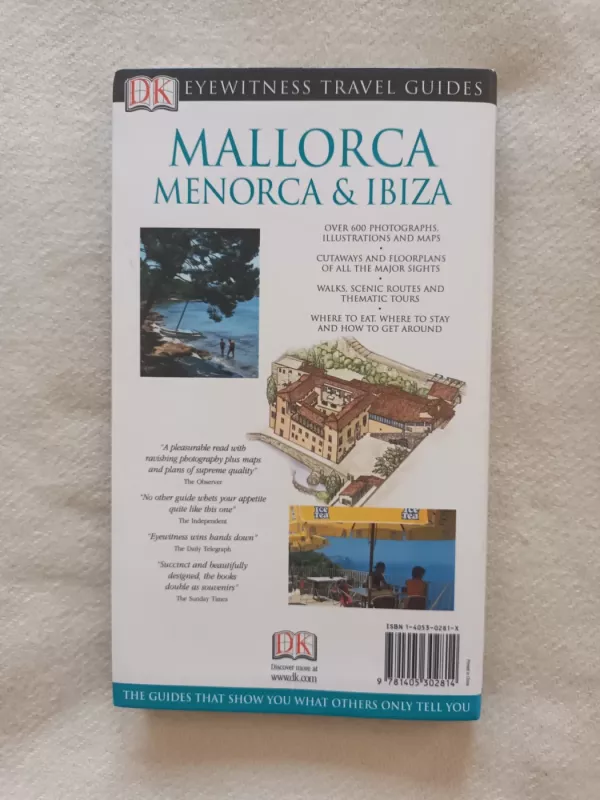 DK Eyewitness travel guide Mallorca, Menorca & Ibiza - DK Eyewitness, knyga 3