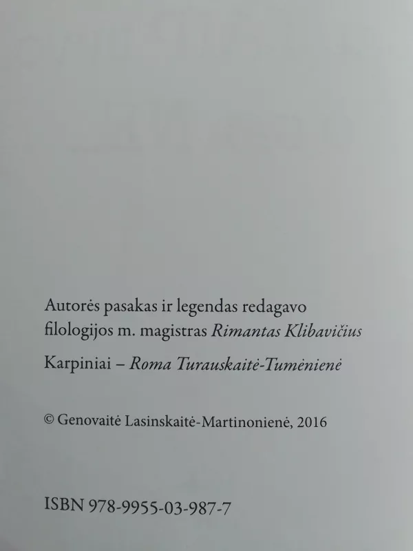 Gal taip buvo, o gal ne... - Genovaitė Lasinskienė-Martinonienė, knyga 4