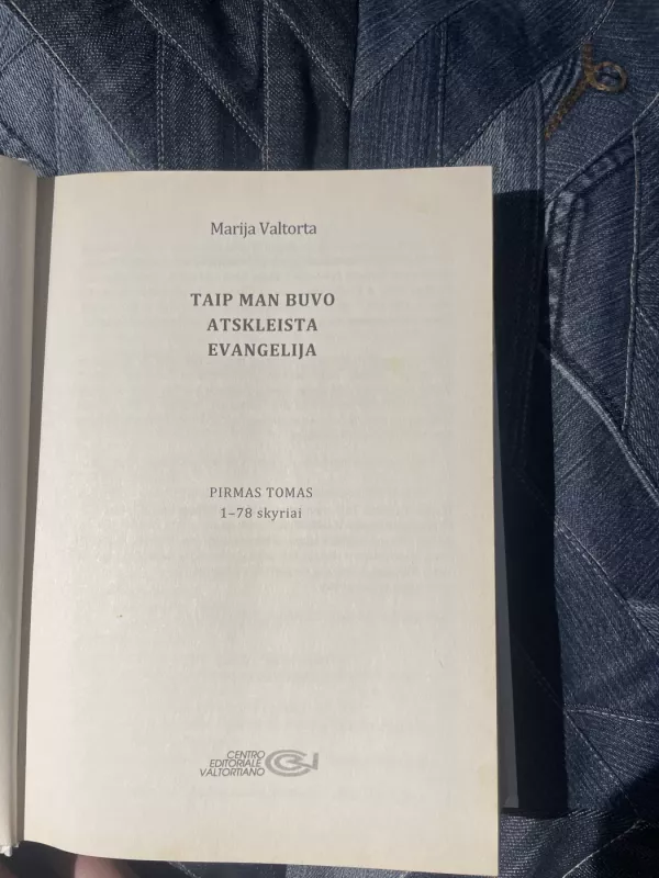 Taip man buvo atskleista Evangelija - Marija Valtorta, knyga 3