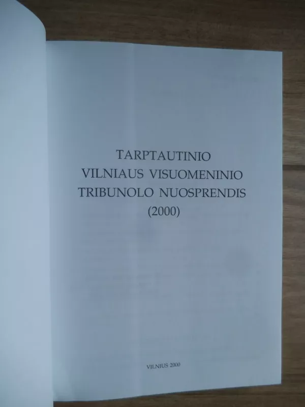 Vilniaus tribunolo nuosprendis - Vytautas Zabiela, knyga 3